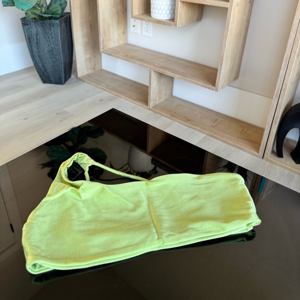 Jade Swim Apex One Shoulder Top Size M